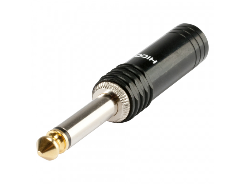 HICON HI-J63M04 wtyk kablowy duży jack / TS 6,3 mm mono